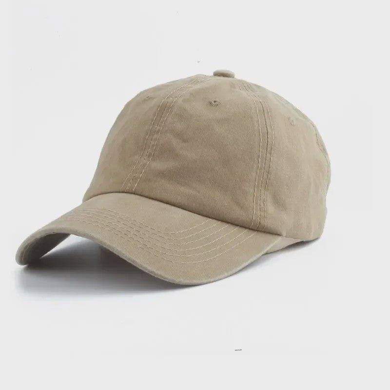 Vintage Washed Denim Baseball Cap - Unisex Snapback Hoed