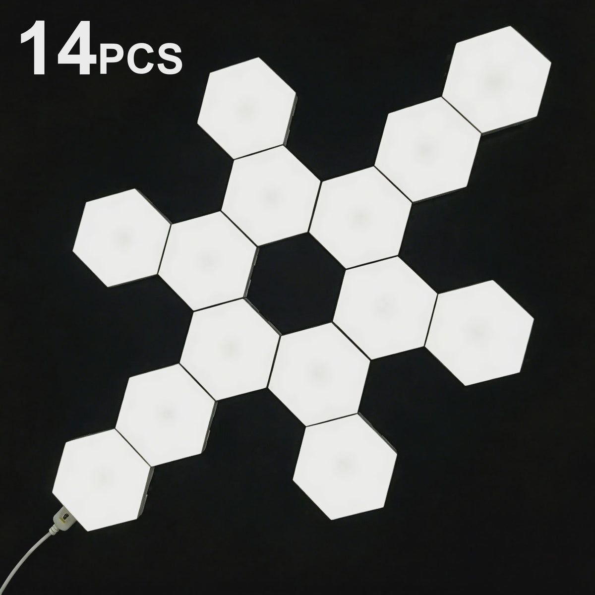 Modulaire Hexagon LED Wandlampen - Touch Gevoelig & DIY Combinatie
