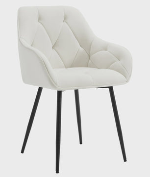 Gestoffeerde Eetkamerstoelen met Armleuningen - Set van 2 - Comfortabel & Stijlvol
