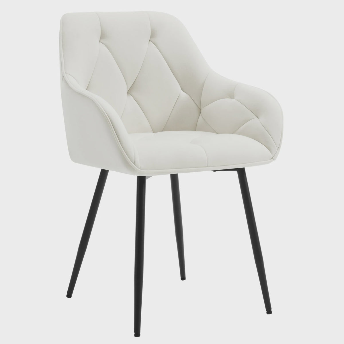 Gestoffeerde Eetkamerstoelen met Armleuningen - Set van 2 - Comfortabel & Stijlvol