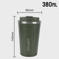 RVS Thermo Koffiebeker - Lekvrij Reizen - 380/510ML