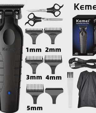 Kemei Professionele Draadloze Baardtrimmer & Tondeuse Set KM-1071/KM-2299