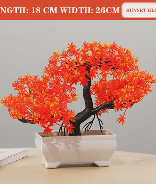 Kunst Bonsai Boom Potted Plant - Decoratieve Kunstplant voor Huis & Kantoor