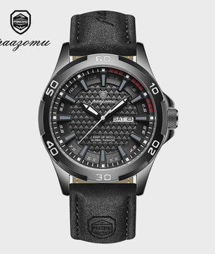 PAAZOMU Luxe Herenhorloge - Waterdicht, Lichtgevend, Datum & Week, RVS, Sportief & Fashion