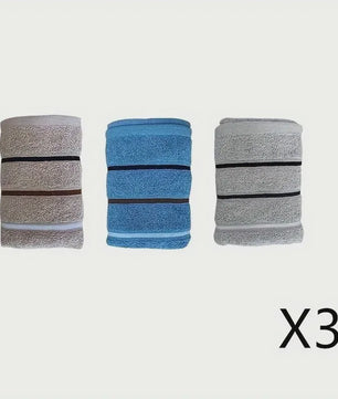 Pluche Katoenen Handdoekenset - Zacht & Absorberend, Diverse Kleuren