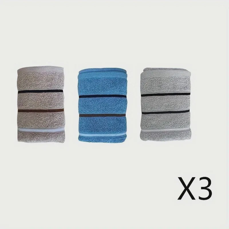 Pluche Katoenen Handdoekenset - Zacht & Absorberend, Diverse Kleuren