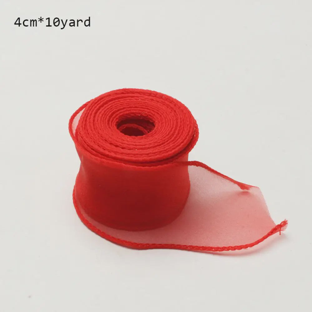 Luxe Chiffon & Organza Lint - Perfect voor Knutselen, Cadeauverpakking & Bruiloftsdecoratie