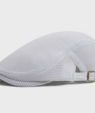 Ademende Mesh Pet - Vintage Flat Cap / Newsboy Cap voor Dames en Heren