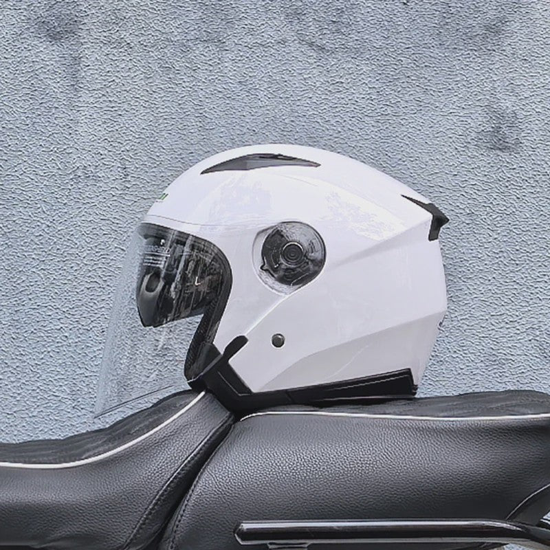 Motorhelm Heren Dames Universeel Vier Seizoenen Dubbel Vizier
