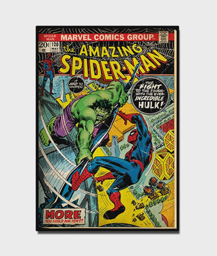 Retro Marvel Spider-Man Poster: Iconische Superheld Kunst voor aan de Muur