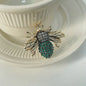 Luxe Bijen Broche met Kristallen - Vintage Baroque Stijl