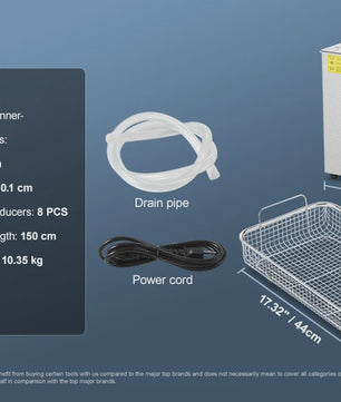 Professionele Ultrasone Reiniger met Verwarming en Timer - 2-30L voor Laboratorium, Metaal & Auto-onderdelen