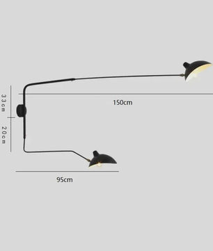 Moderne Verstelbare Vloerlamp met Lange Arm - Minimalistisch Design voor Woonkamer, Slaapkamer & Leeshoek