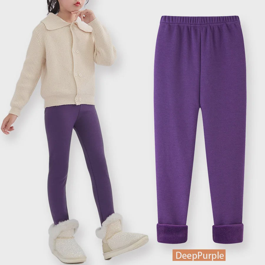 Warme Fleece Lined Leggings voor Meisjes (3-11 Jaar) - Zacht & Comfortabel