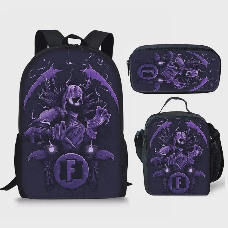Fortnite Schooltas Set: Rugzak, Pennenhouder & Lunchtas voor Kinderen