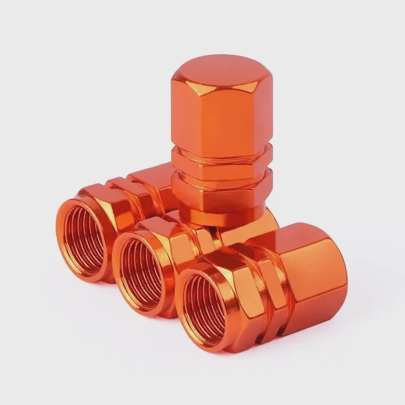 Set Aluminium Ventieldopjes - Universeel voor Auto, Motor, Fiets - Stof- en Waterdicht