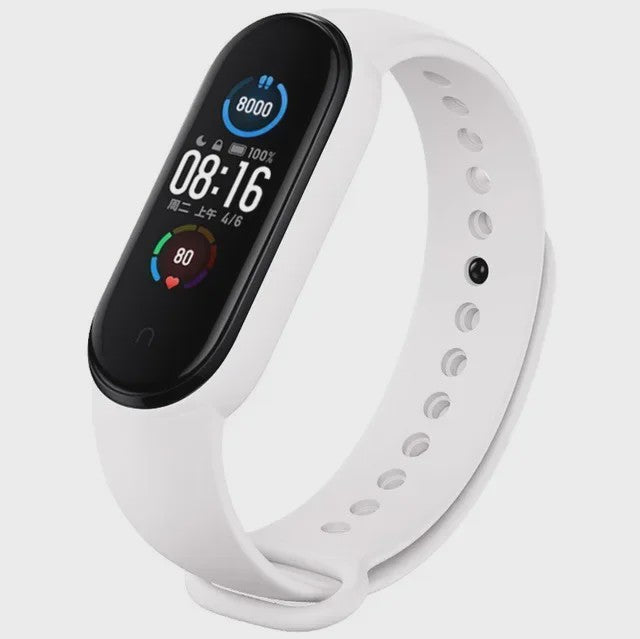 Siliconen Polsband voor Xiaomi Mi Band 7, 6, 5, 4, 3 - Vervangend Bandje Smartwatch Accessoire