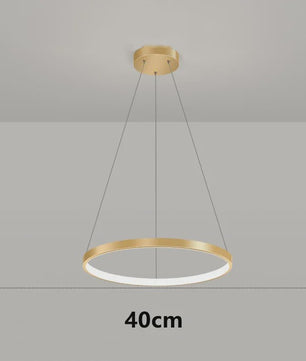 Moderne Minimalistische LED Ring Plafondlamp - Stijlvolle Hanglamp voor Woonkamer & Eetkamer