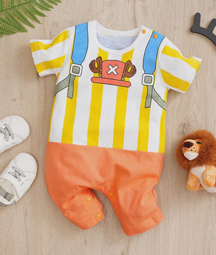 Baby Jumpsuit met Anime Print - Katoen - Zomerkleding 0-18 Maanden