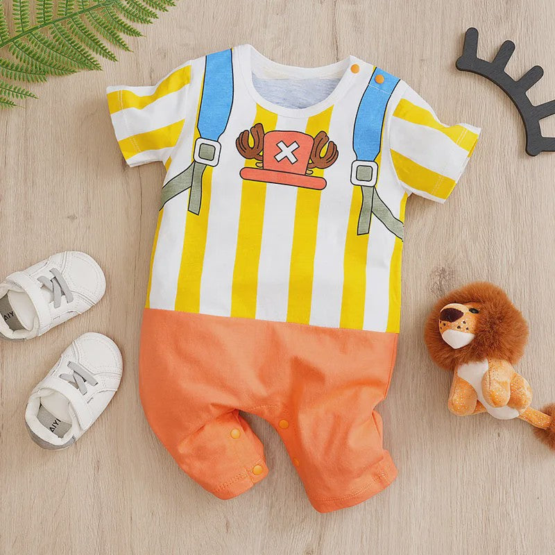 Baby Jumpsuit met Anime Print - Katoen - Zomerkleding 0-18 Maanden