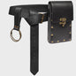 Middeleeuwse Cosplay Lederen Riem met Tas en Decoratieve Sleutels - Renaissance & Halloween Accessoire