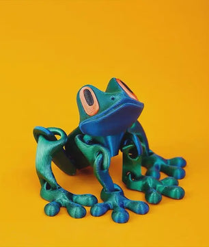 Bewegende 3D Geprinte Boomkikker - Decoratie & Bureau Speelgoed
