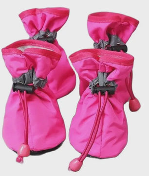 Waterdichte Hondenschoenen (4 stuks) - Anti-slip Schoenjes voor Kleine Honden en Katten