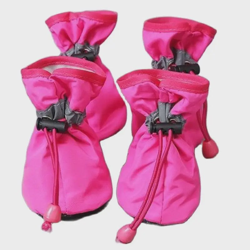 Waterdichte Hondenschoenen (4 stuks) - Anti-slip Schoenjes voor Kleine Honden en Katten