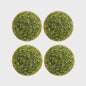 Kunst Buxusbollen met 11 Witte Bloesems - Decoratieve Tuin- en Huisdecoratie