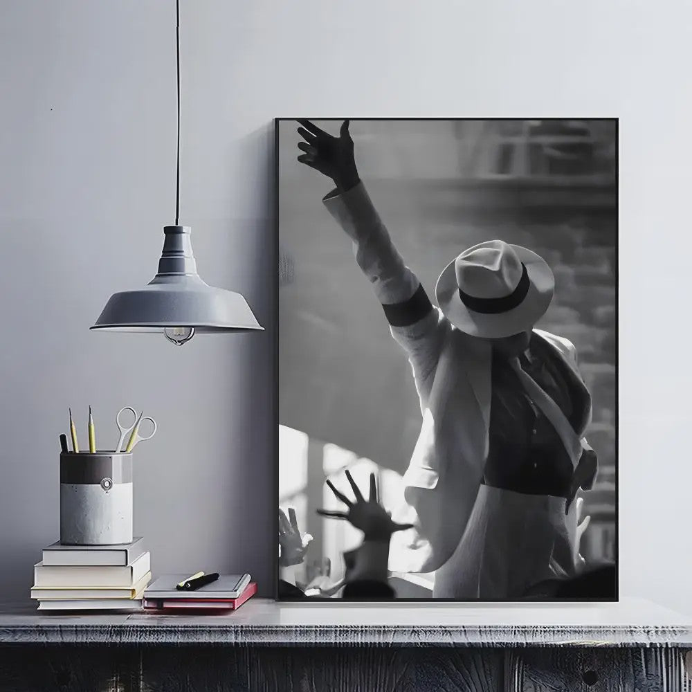 Iconische Michael Jackson Poster - Retro Muziek Kunst Decoratie