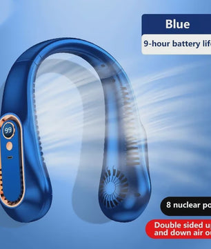 Lenovo Draagbare Nekventilator met 10000mAh Batterij - USB Oplaadbaar, Bladeless & LED Display