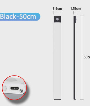 Draadloze LED Lamp met Bewegingssensor - USB Oplaadbaar voor Kast, Keuken & Slaapkamer