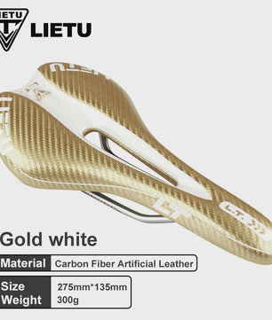 LIETU Fietzadel - Comfortabel MTB & Racefiets Zadel met Siliconen Gel Kussen en Antislip Grip