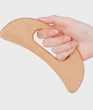 Houten Guasha Board & Lymfedrainage Massager - Ontspanning en Herstel