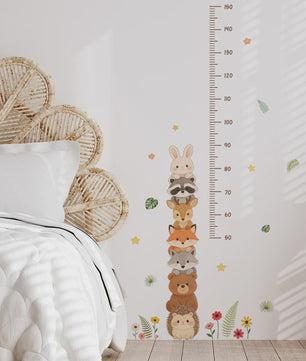 Schattige Bosdieren Muurstickers voor Kinderkamer, Babykamer & Peuterdecoratie - Vinyl Behang