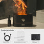 Vlam Effect Aroma Diffuser & Luchtbevochtiger met 7 Kleuren LED - USB