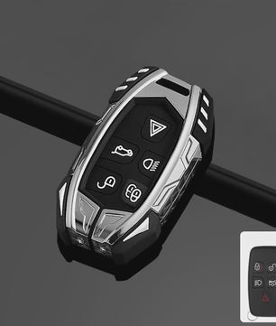 Luxe Autosleutel Cover Hoesje voor Land Rover & Jaguar - Beschermend & Stijlvol