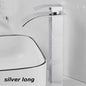 Waterval Wastafelkraan - Dubbele Bediening Warm & Koud - Stijlvolle Badkamer Mixer Kraan