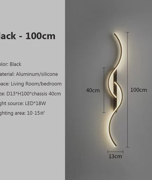Moderne LED Wandlamp - Minimalistisch Design voor Slaapkamer, Woonkamer & Bedside