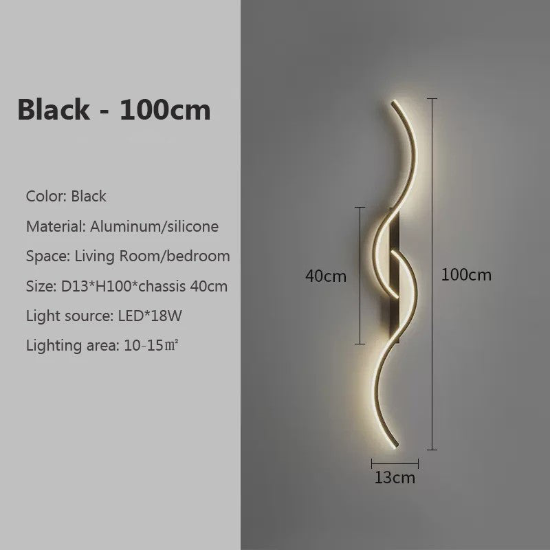 Moderne LED Wandlamp - Minimalistisch Design voor Slaapkamer, Woonkamer & Bedside