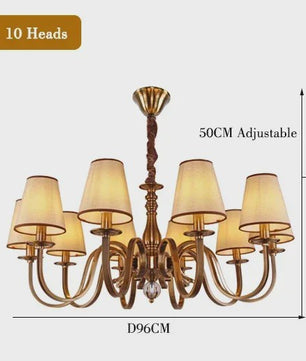 Luxe Klassieke LED Kroonluchter - Sfeervolle Verlichting voor Woonkamer, Eetkamer & Slaapkamer