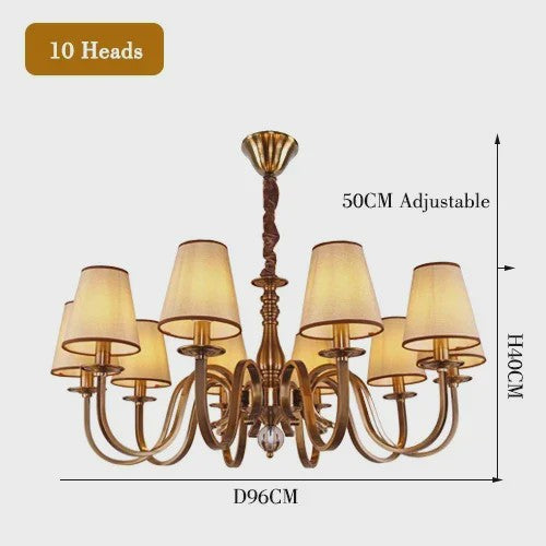Luxe Klassieke LED Kroonluchter - Sfeervolle Verlichting voor Woonkamer, Eetkamer & Slaapkamer