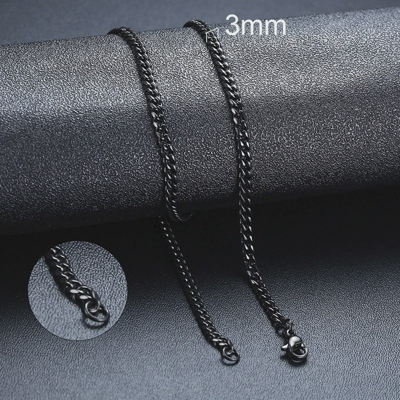 Klassieke Cuban Chain Ketting Heren Dames - Roestvrij Staal (3-11mm)