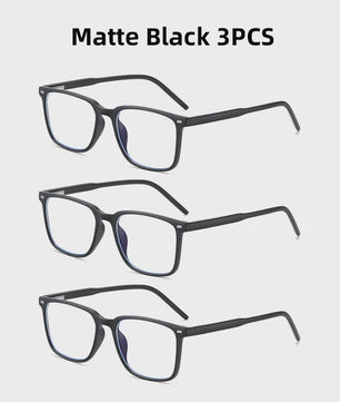 VIVIBEE Klassieke Blauw Licht Blokkerende Bril voor Heren - TR90 Frame, Anti-Ray, Computer & Gaming