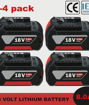 Bosch 18V 8.0Ah Li-Ion Accu Vervangend voor BAT609/BAT609G - Krachtige Gereedschapsbatterij
