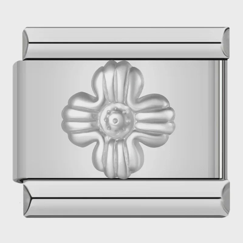 Hapiship Gouden Bedelarmband RVS - Bloemen, Hart, Aarde, Kers & Koffie Bedels