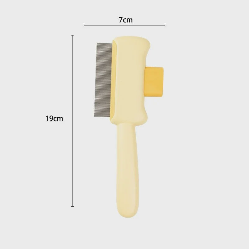 Zelfreinigende Hondentondeuse met één knop - Efficiënte Huisdier Haarverwijderaar & Borstel