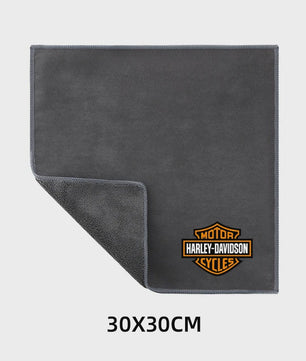 Set van 2 Harley Davidson Microvezel Doeken - Soft Drying Cloth voor Auto & Motor
