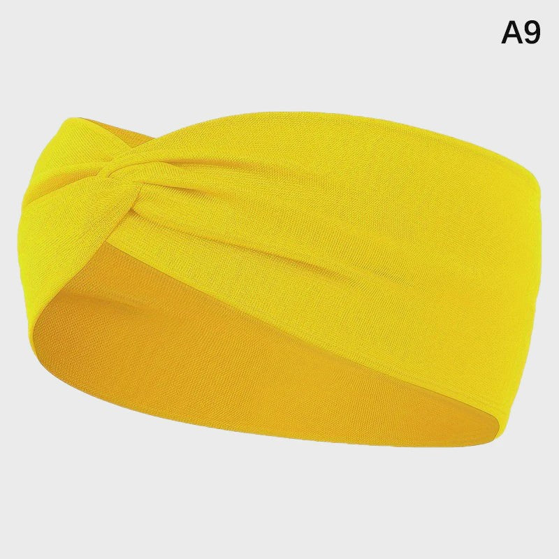 Brede Elastische Sport Hoofdband - Zweetabsorberend & Antislip voor Dames