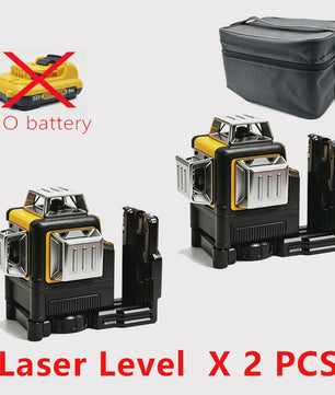 Professionele Groene Laserwaterpas DW089LG - 12 Lijnen, 360° Horizontaal/Verticaal